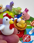 Chicken and Friends Eraser Set