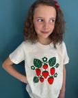 Strawberry Baby + Kid + Adult Graphic Tee