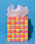 Neon Hearts Medium Gift Bag