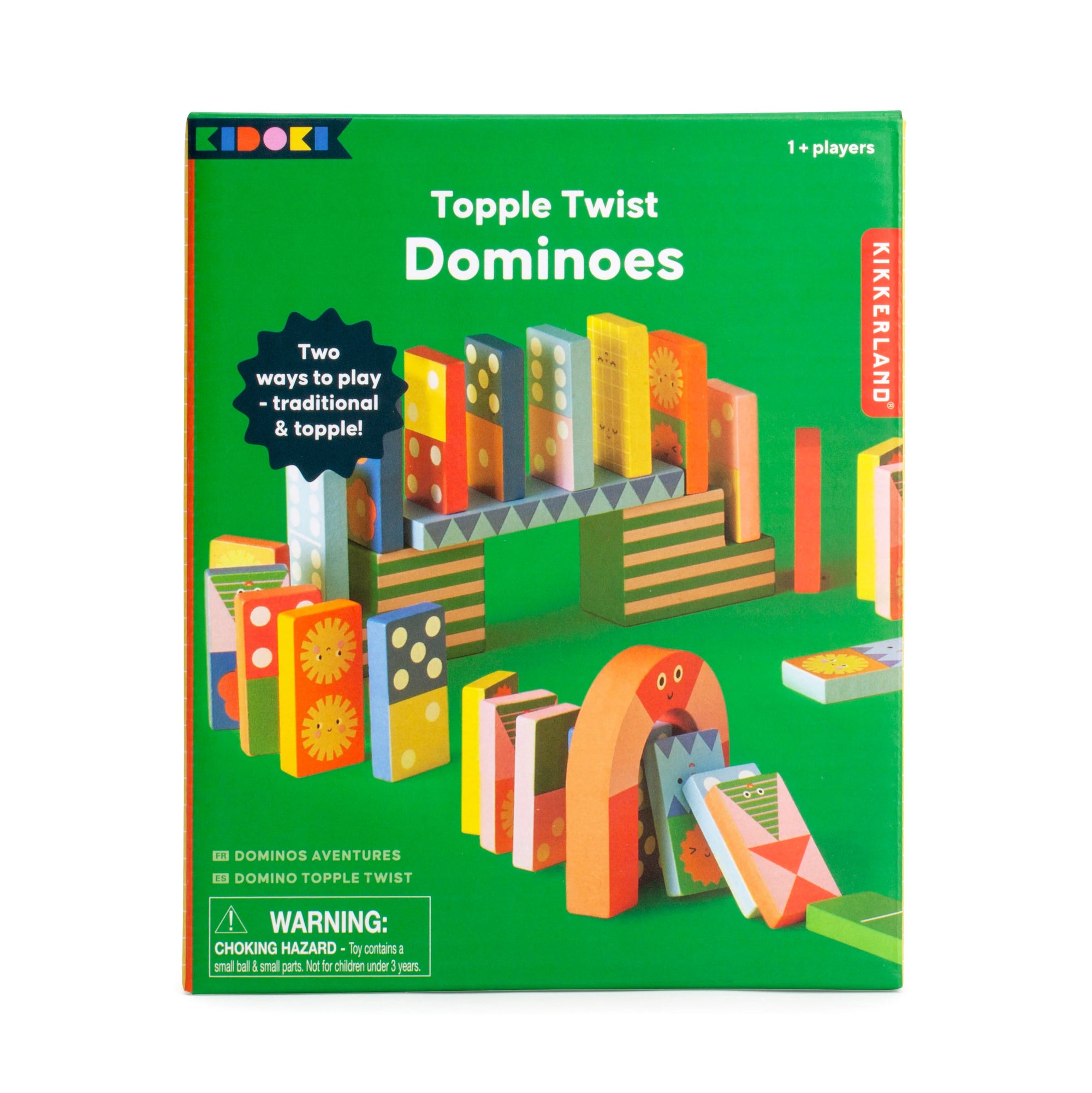 Kidoki Topple Twist Dominoes by Kikkerland