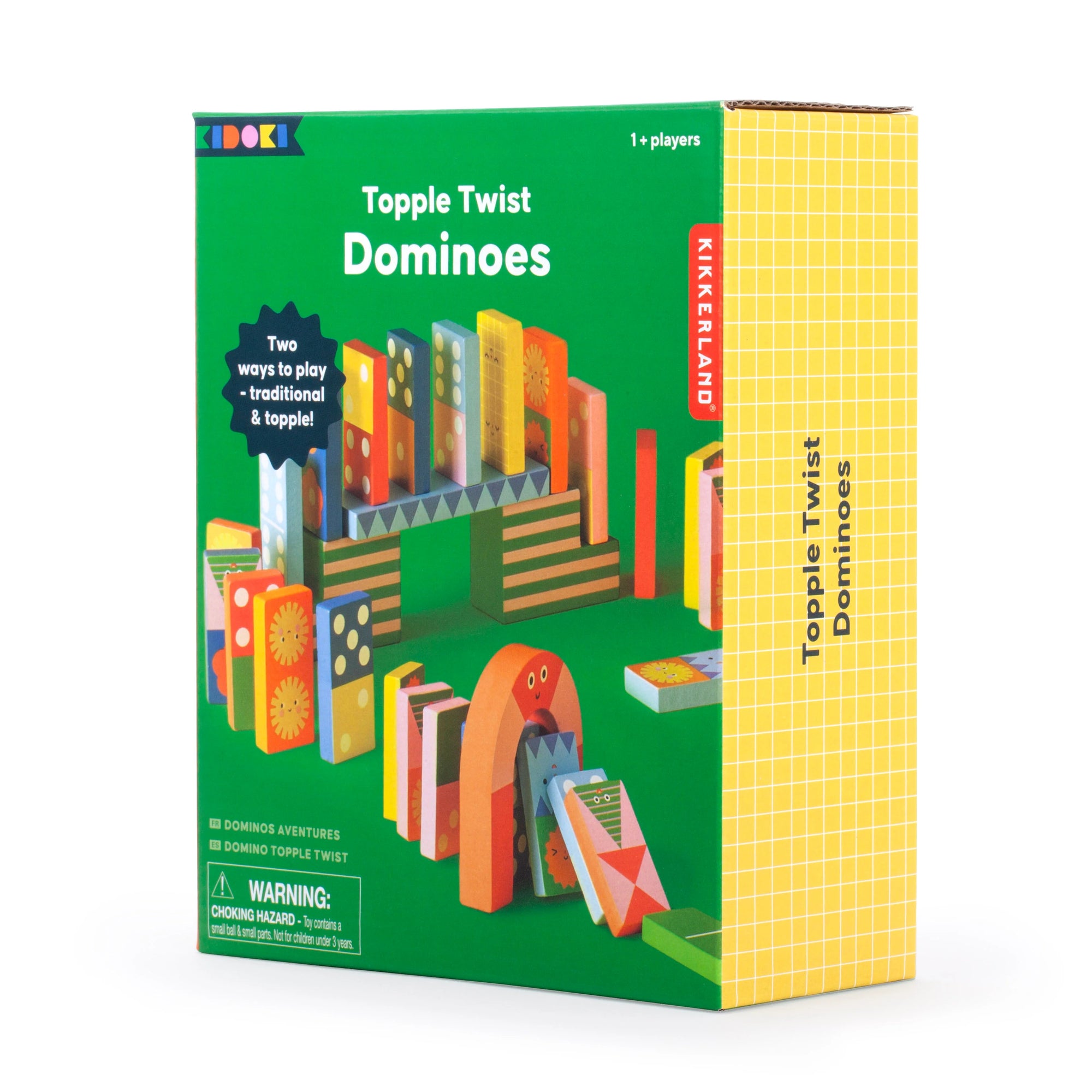 Kidoki Topple Twist Dominoes by Kikkerland