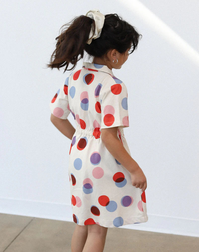 Polka Dot Utility Dress by Noble + Amanda Jane Jones