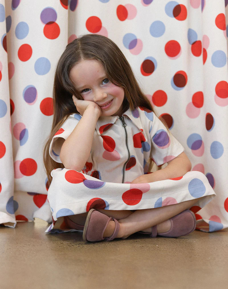 Polka Dot Utility Dress by Noble + Amanda Jane Jones