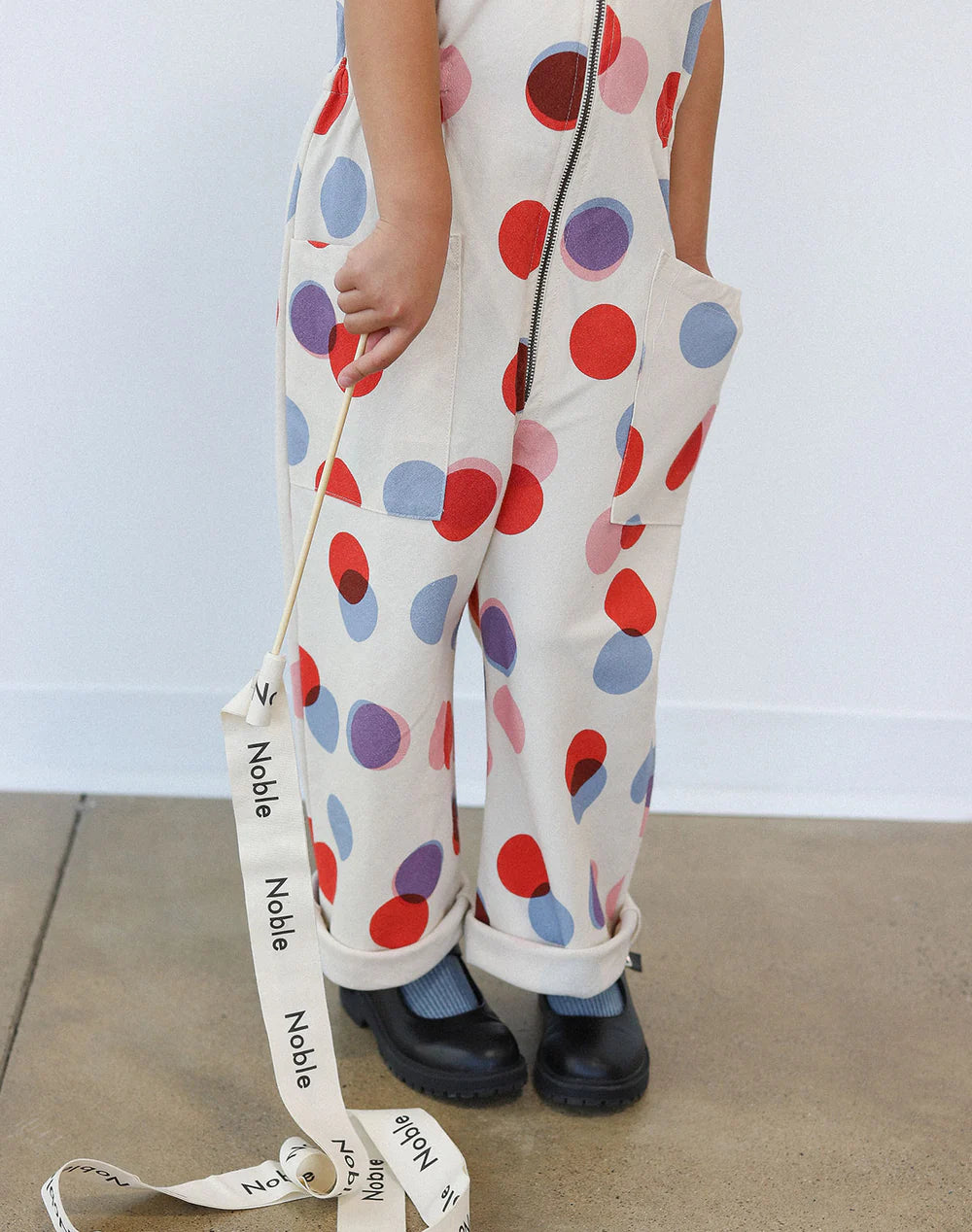 Polka Dot Utility Suit by Noble + Amanda Jane Jones