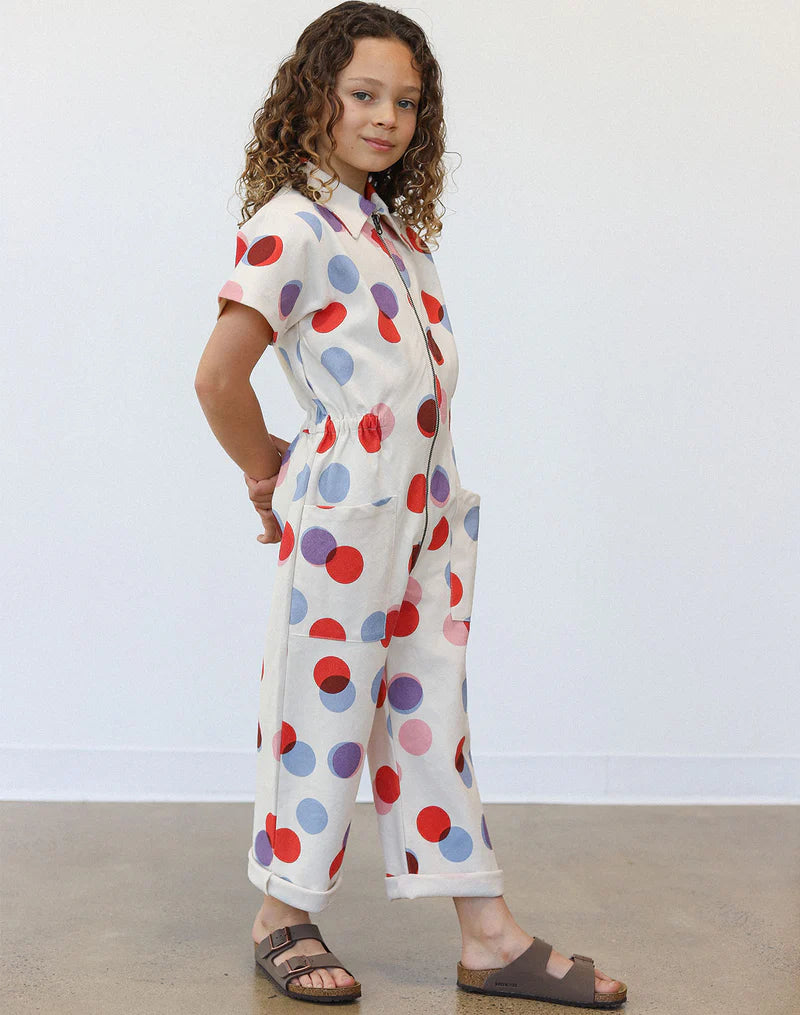 Polka Dot Utility Suit by Noble + Amanda Jane Jones