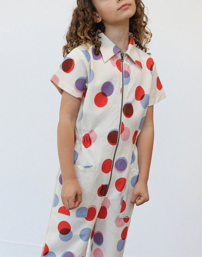 Polka Dot Utility Suit by Noble + Amanda Jane Jones