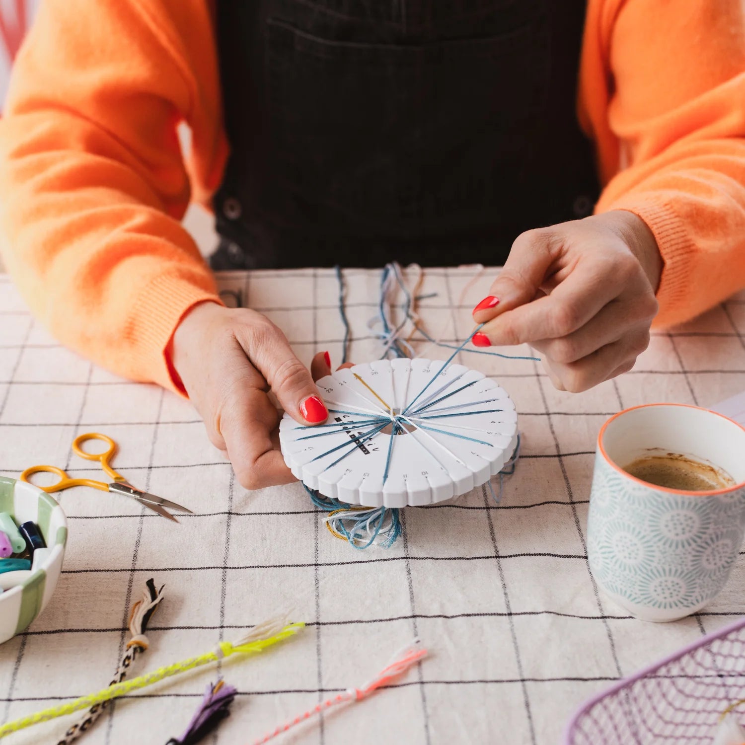 Kumihimo Friendship Bracelet Kit by Cotton Clara