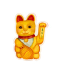 Lucky Cat Watercolor Sticker