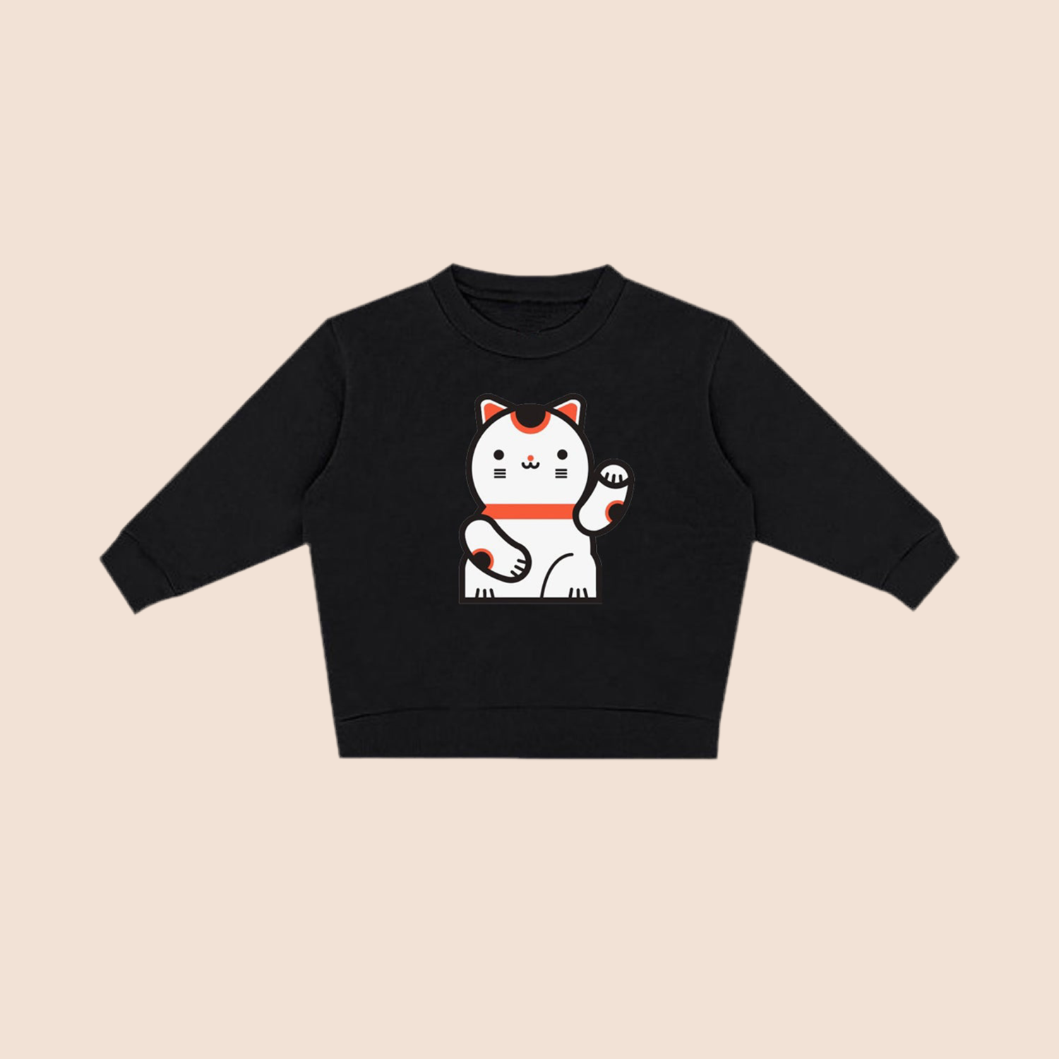 SALE Lucky Cat Kid + Adult Sweatshirt – Mochi Kids