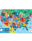 Map of the U.S.A. 50 Piece Giant Floor Puzzle by Mudpuppy