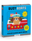 Busy Boats Color Magic Bath Book