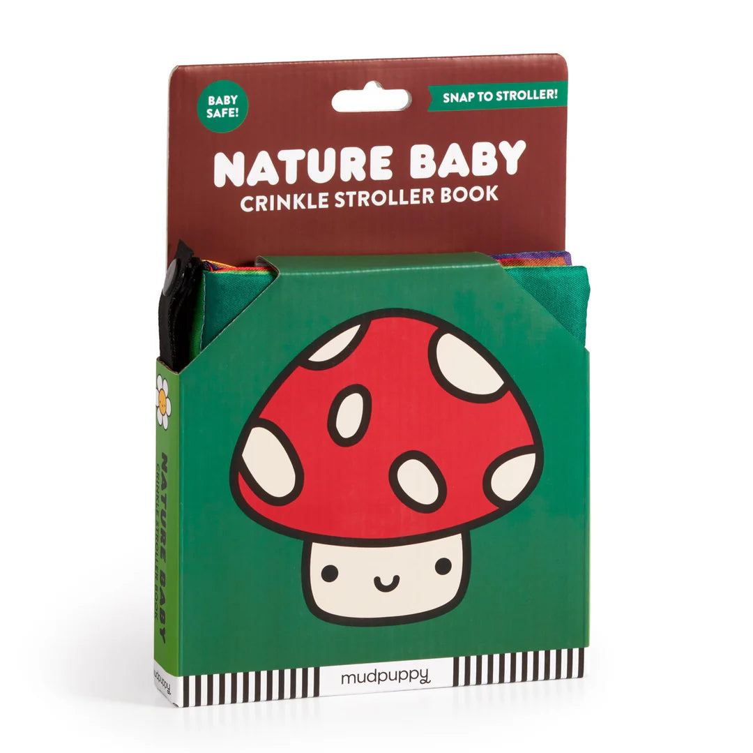 Nature Baby Crinkle Stroller Book by Mochi Kids for Mudpuppy