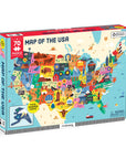 Map Of The U.S.A. Geography Puzzle