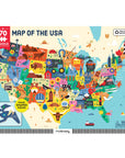Map Of The U.S.A. Geography Puzzle