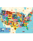 Map Of The U.S.A. Geography Puzzle