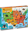 Little Park Ranger National Parks Map of the U.S.A. Geography Puzzle