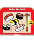 Sushi Friends Wooden Tray Puzzle by Mochi Kids for Mudpuppy