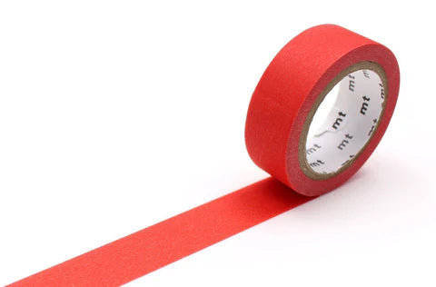 Matte Red Washi Tape by MT Kamoi Kakoshi