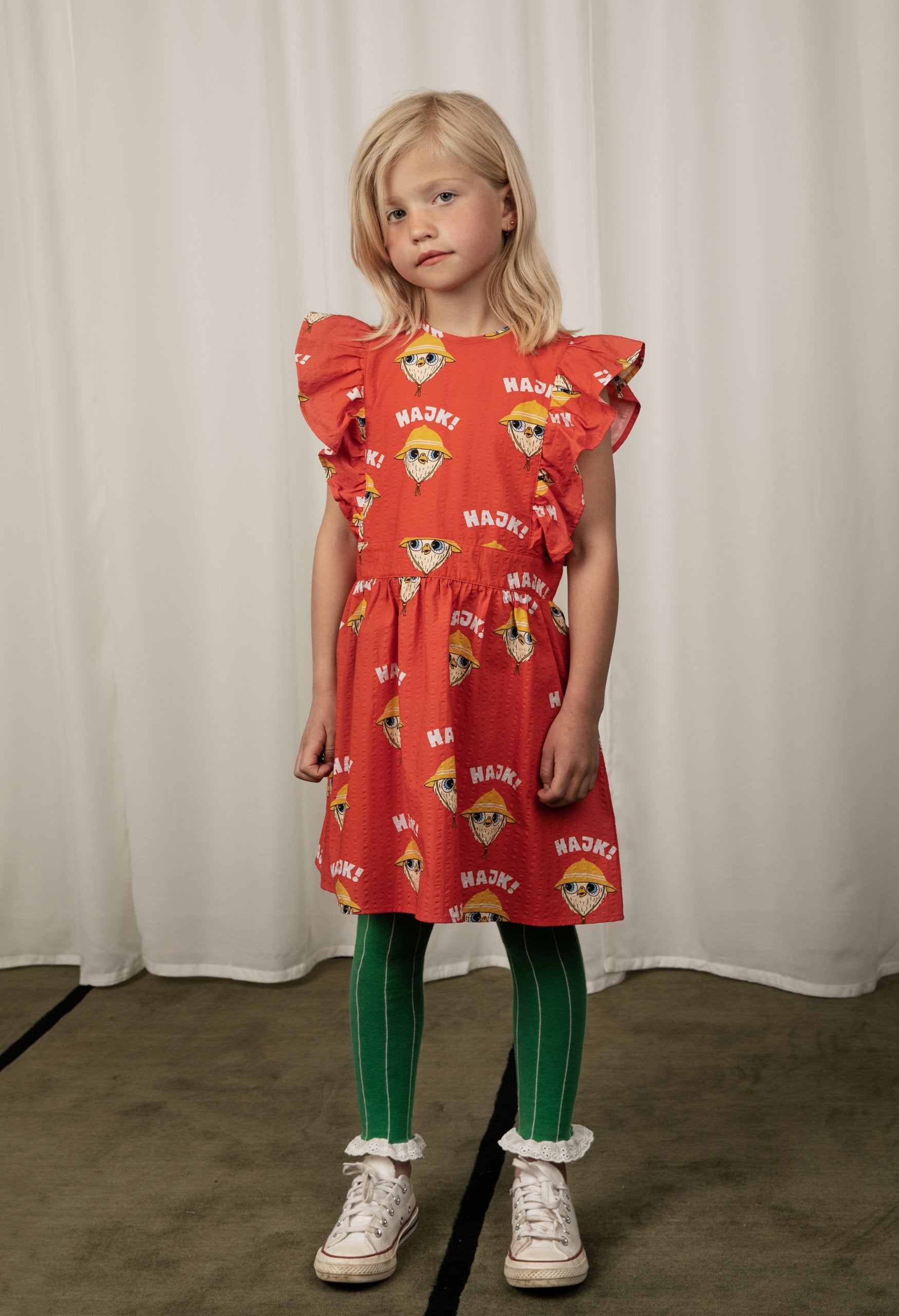 SALE Hike Woven Ruffle Dress by Mini Rodini