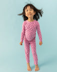 Pink Bubblegum Long Sleeve Happy Pajamas