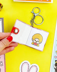 Friends Forever Monchhichi Mini Stickerbook Keychain