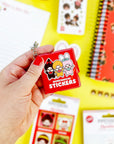 Friends Forever Monchhichi Mini Stickerbook Keychain