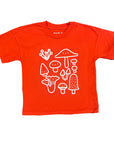 Kawaii Mushroom Kids Graphic Tee