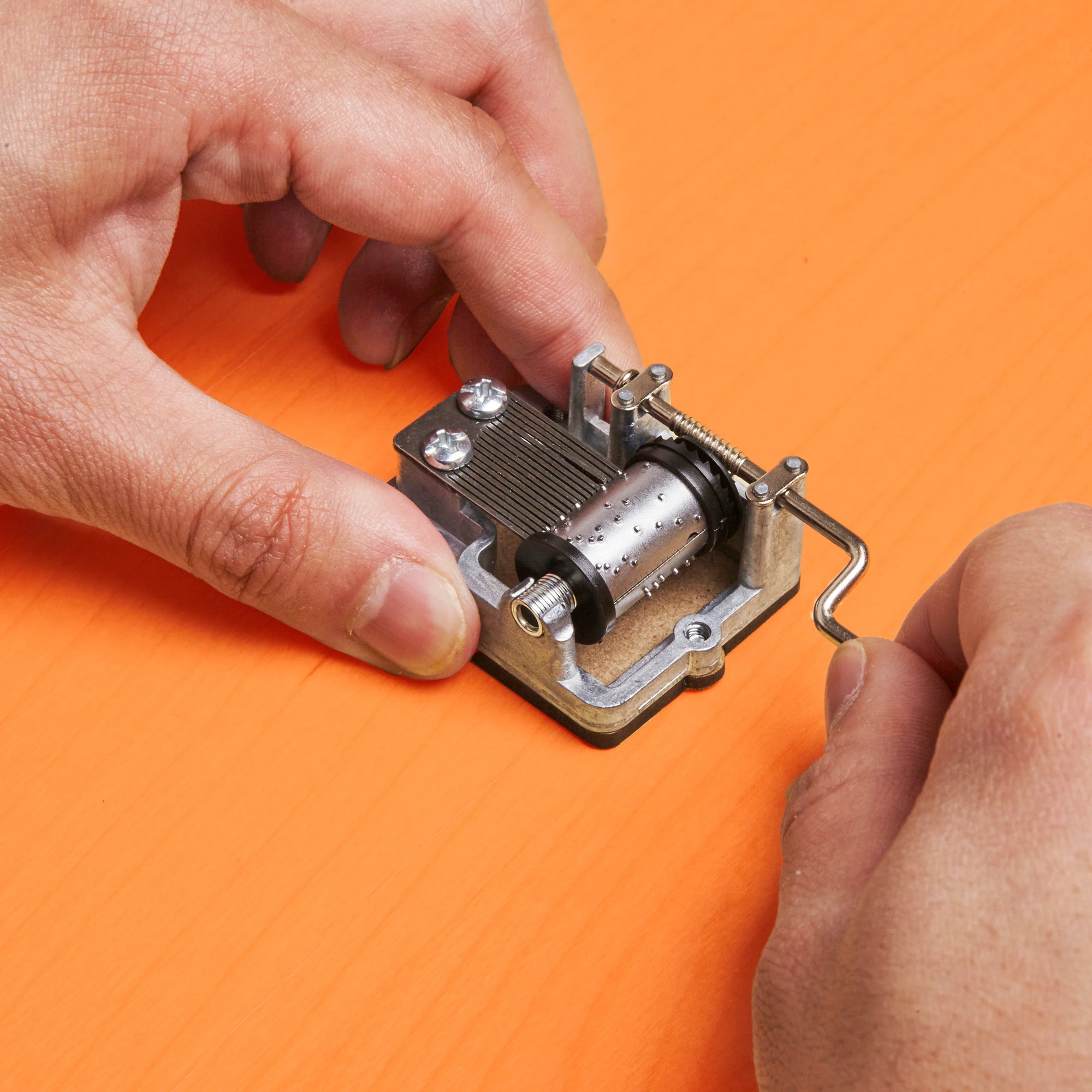 What a Wonderful World Crank Music Box by Kikkerland