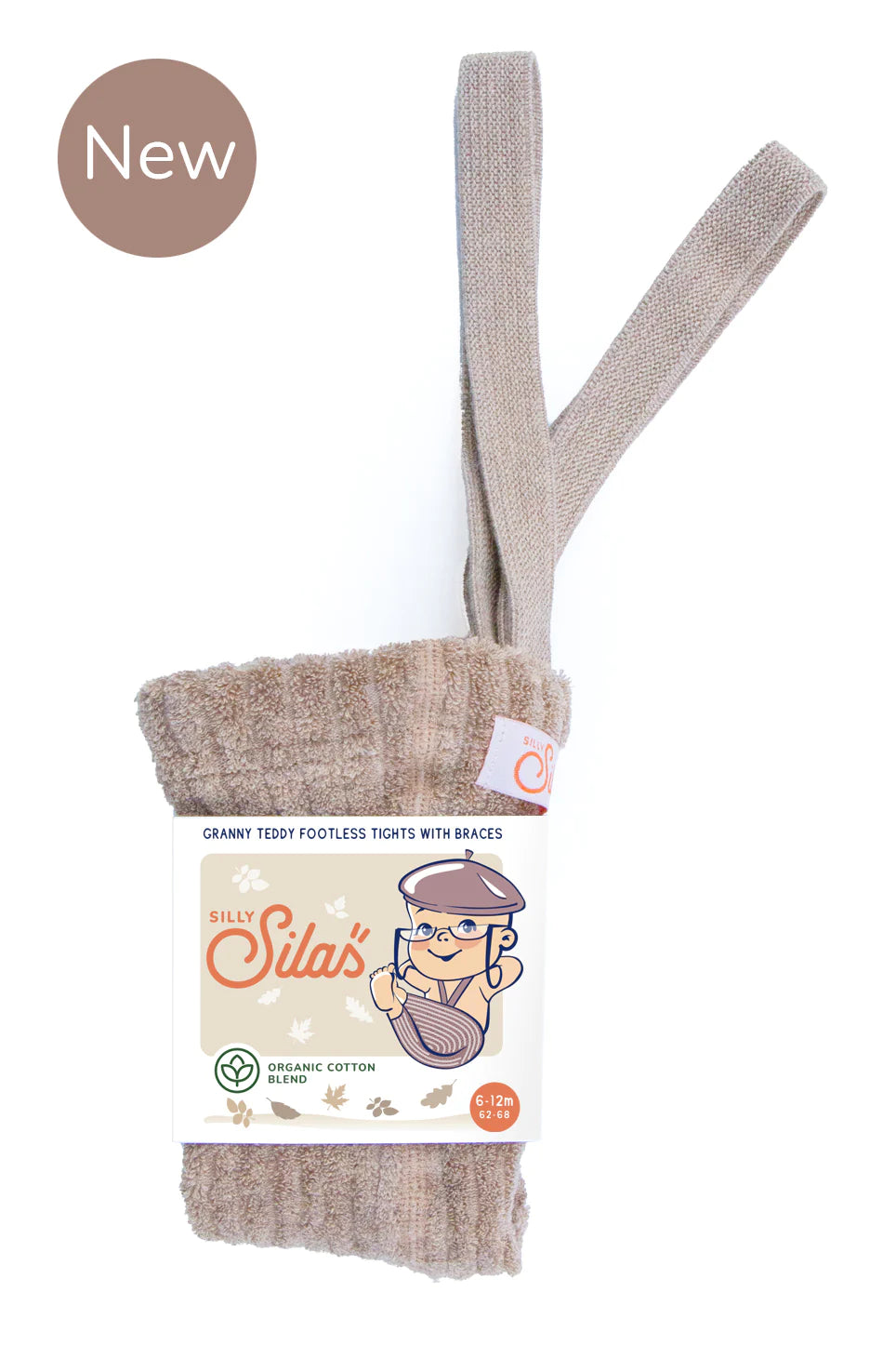 Teddy Footless Tights Peanut Blend by Silly Silas