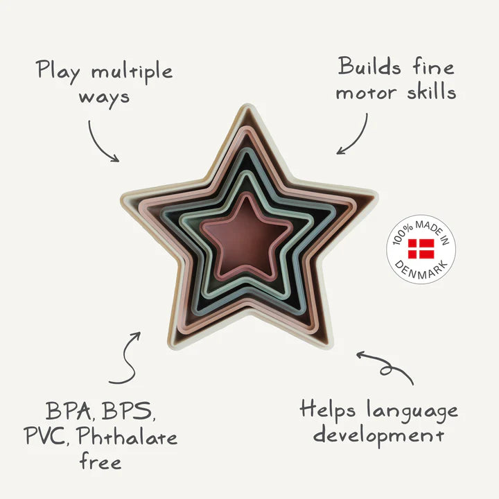 Nesting Stars - Retro by Mushie