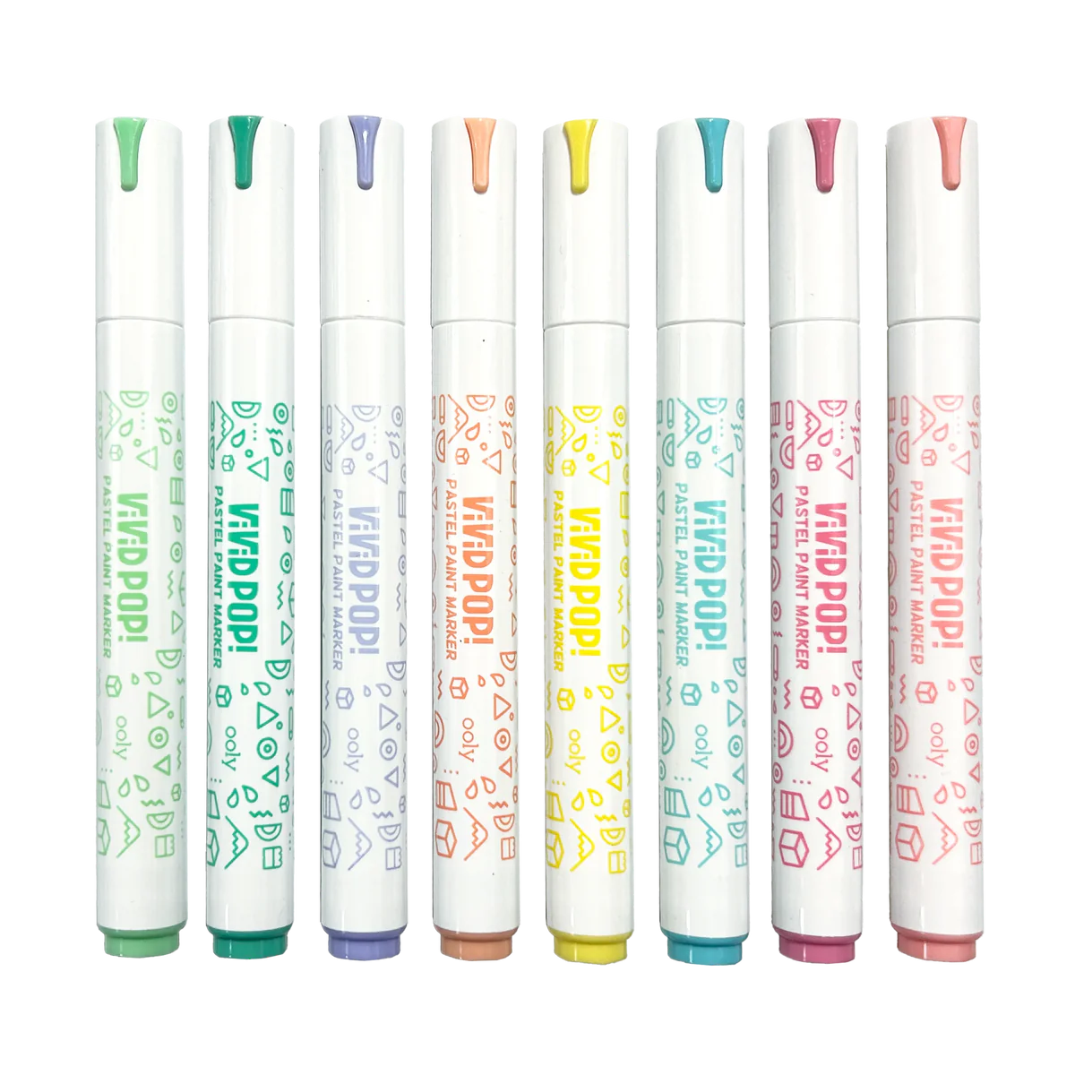 Pastel Vivid Pop! Water Based Paint Markers by Ooly