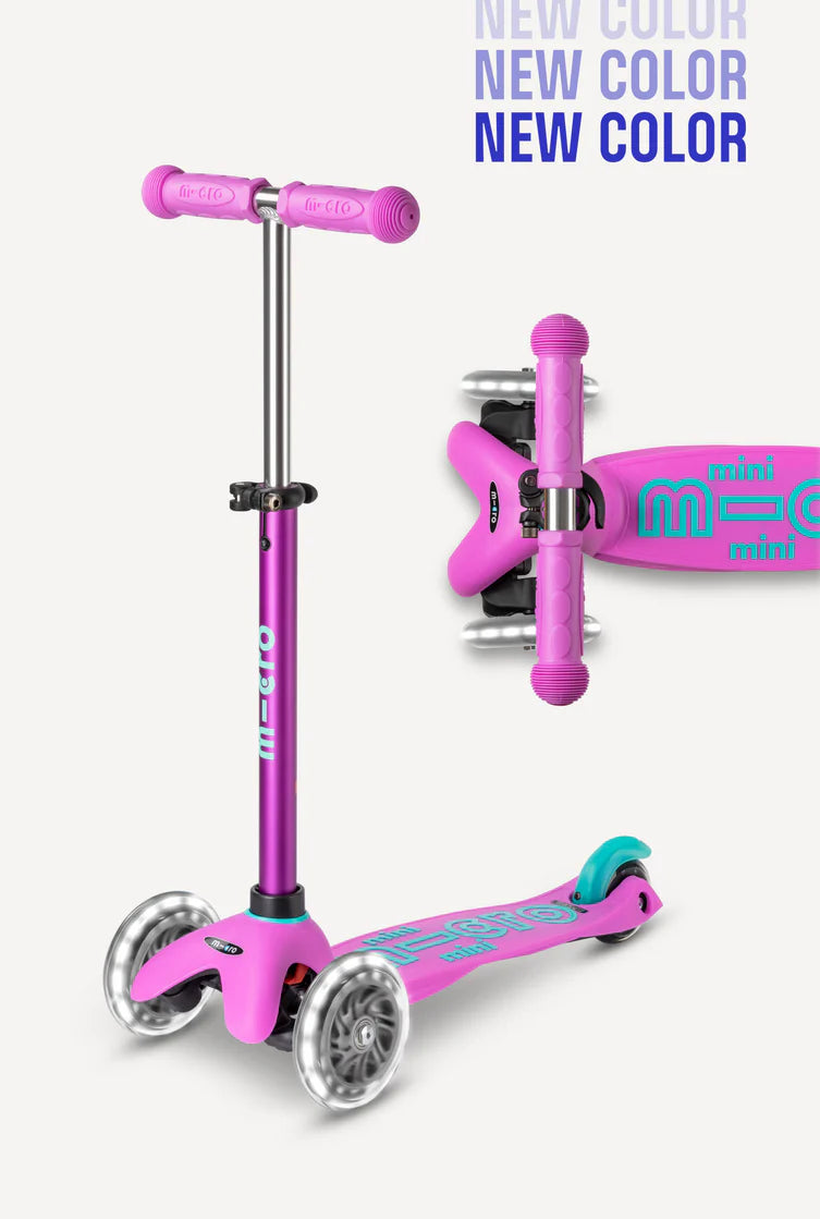 Mini Deluxe Scooter - LED Wheels (More Colors) by Micro Kickboard