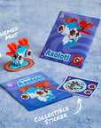 Artsy Blue Axolotl Puzzle Packet