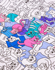 Kitty Giant Coloring Poster