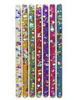Rainbow of glitter fairy wands.