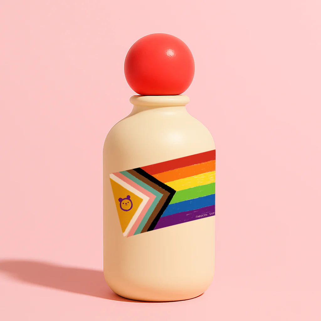 Rainbow Flag Pride Sticker by Carolyn Suzuki