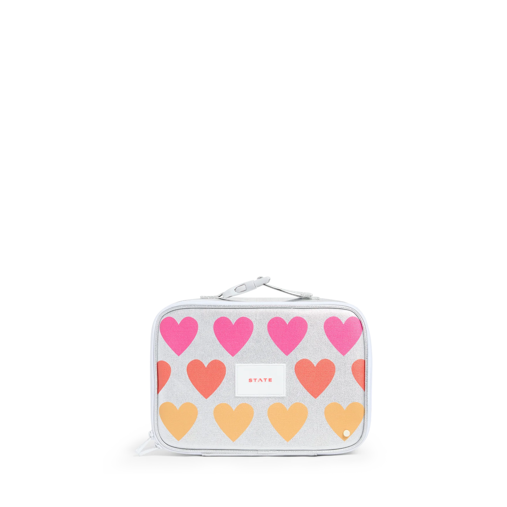 Metallic Hearts Rodgers Lunchbox by State Bags