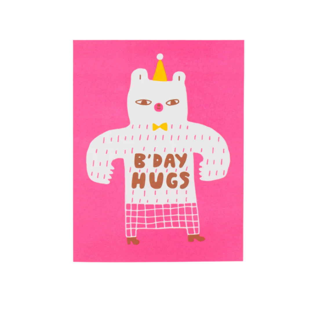 Bday Bear Hugs Card by Suzy Ultman