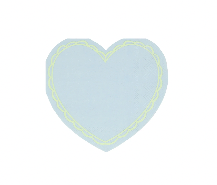 SALE Pastel Heart Small Napkins (x16) by Meri Meri