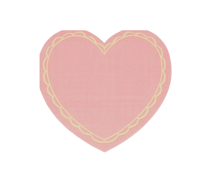 SALE Pastel Heart Small Napkins (x16) by Meri Meri