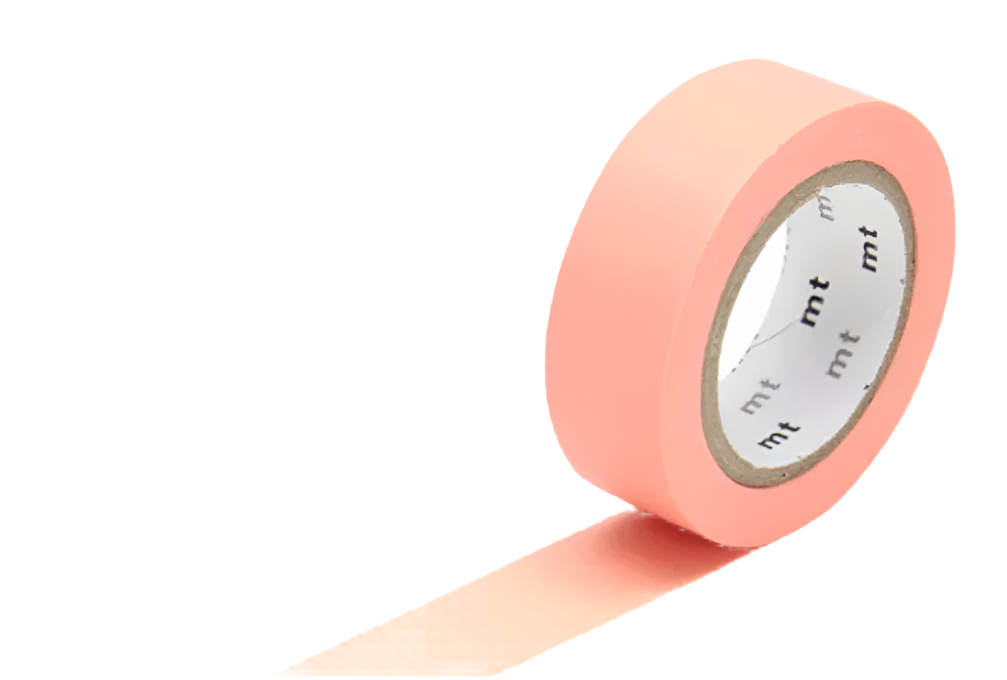Salmon Pink Washi Tape by MT Kamoi Kakoshi