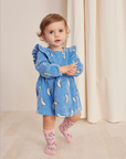 SALE Baby Beneath the Moon Micro Corduroy Dress by Bobo Choses