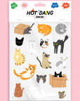 All Cats Sheet Set by Hot Dang Press