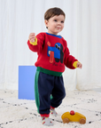 Baby Choo Choo All Over Long Socks by Bobo Choses