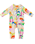 Happy Herd Long Sleeve Romper by Halcyon Nights