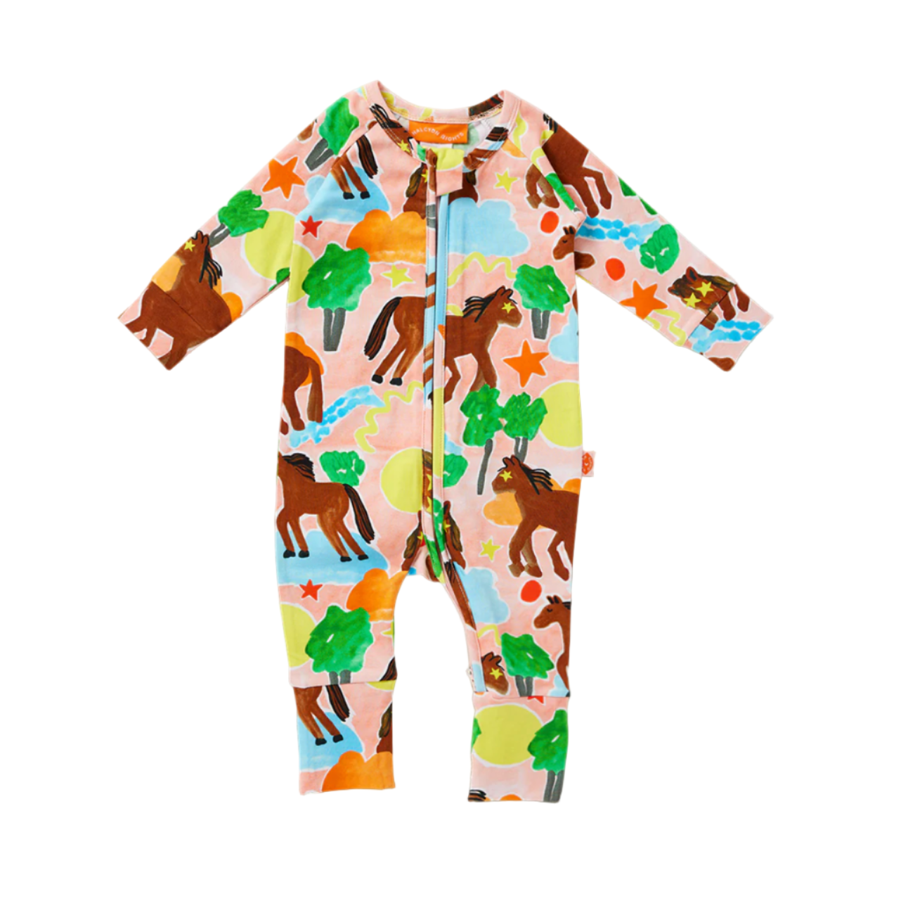 Giddy Up Long Sleeve Romper – Mochi Kids