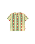 Rose Pattern Knitted Baby Tee