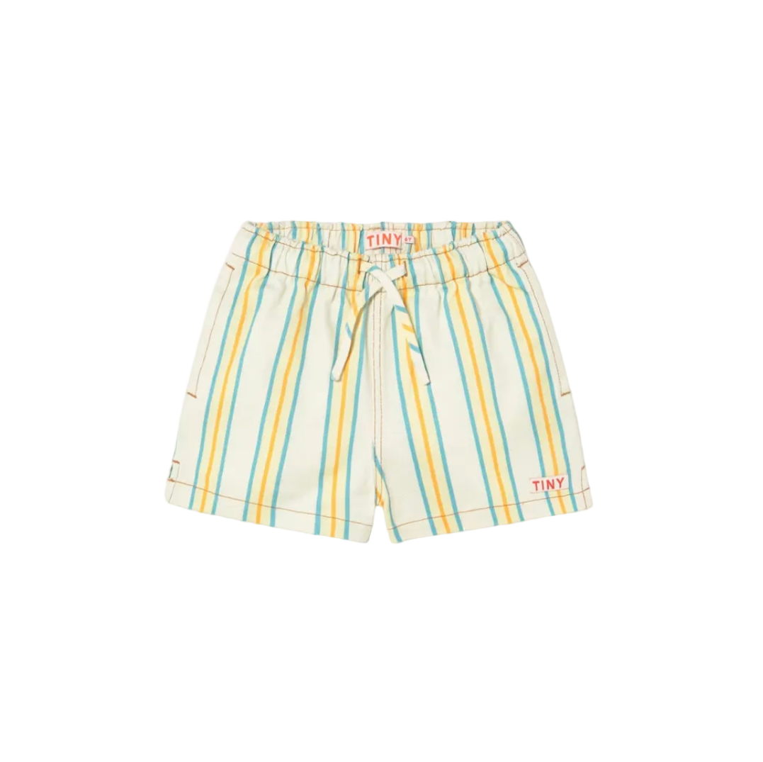 Multicolor Stripe Shorts – Mochi Kids