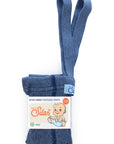 Footless Tights Steel Blue Blend by Silly Silas
