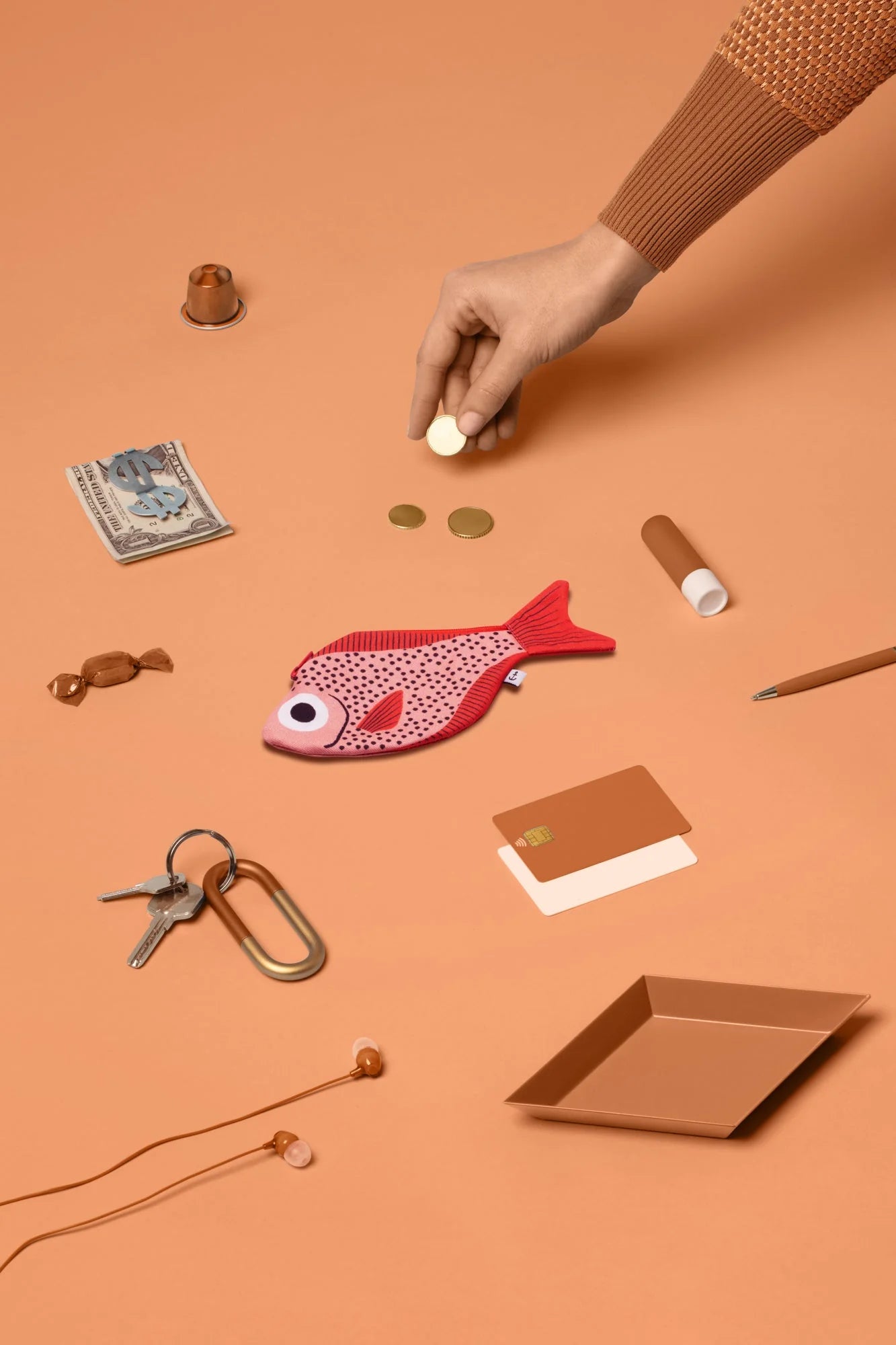Pink Sweeper Fish Purse – Mochi Kids